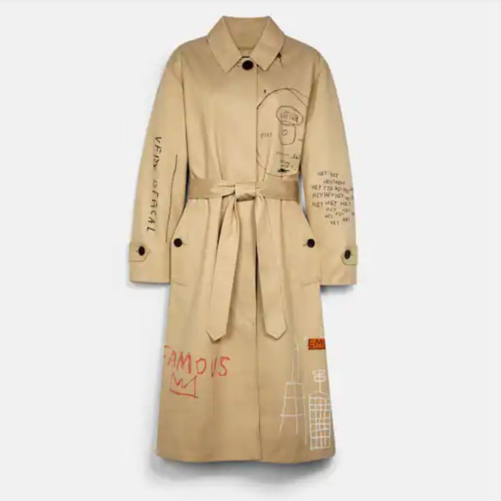 Coach X Jean Michel Basquiat Trench